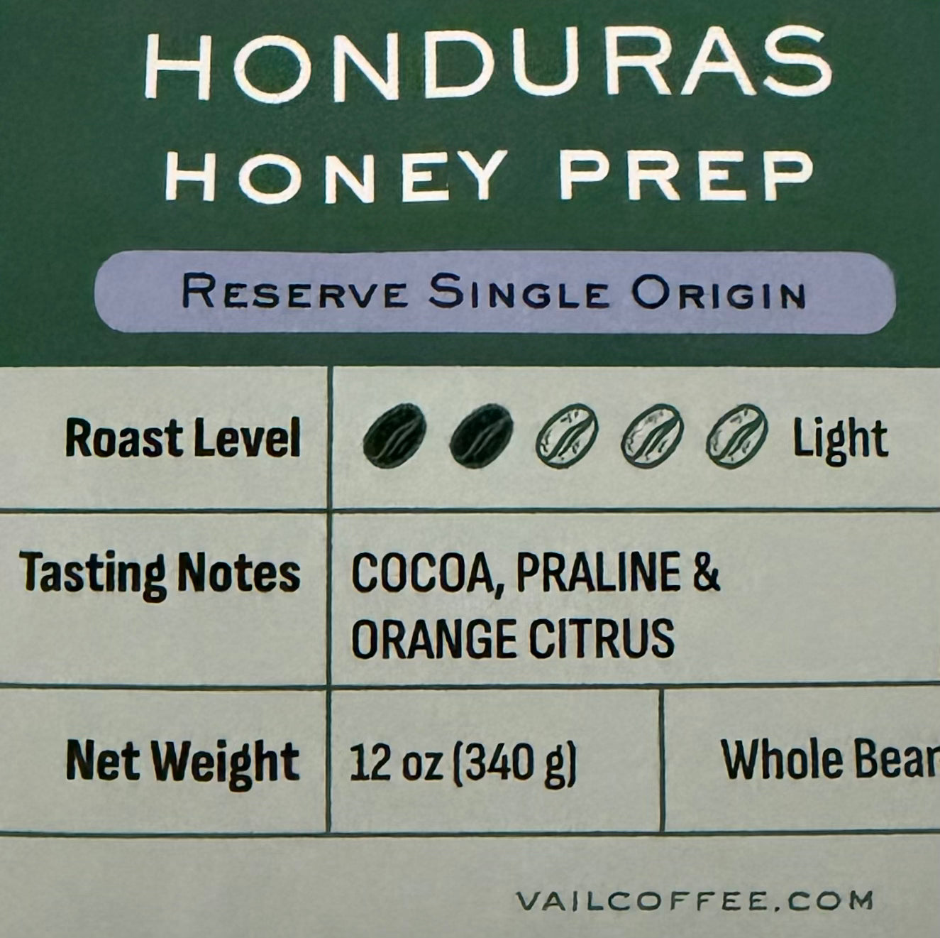 Honduras Finca Quebrada Onda  - HONEY